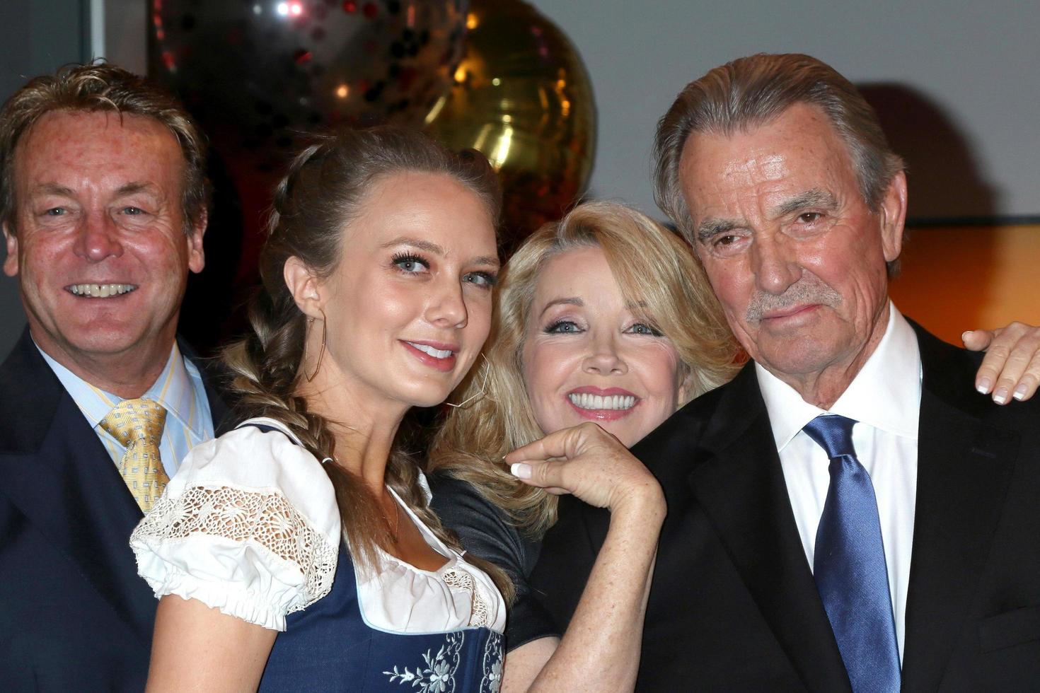 LOS ANGELES  FEB 7 - Doug Davidson, Melissa Ordway, Melody Thomas Scott, and Eric Braeden at the Eric Braeden 40th Anniversary Celebration on The Young and The Restless at the Television City on February 7, 2020 in Los Angeles, CA photo