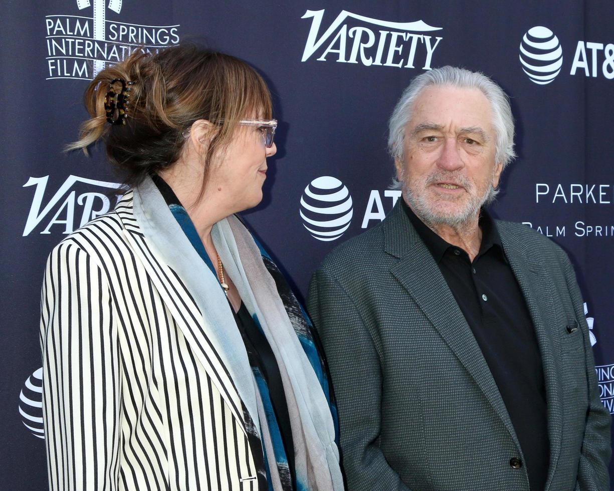 LOS ANGELES  JAN 3 - Jane Rosenthal and Robert DeNiro at the Palm Springs International Film Festival Creative Impact Awards and 10 Directors to Watch Brunch at the Parker Palm Springs on January 3, 2020 in Palm Springs, CA photo