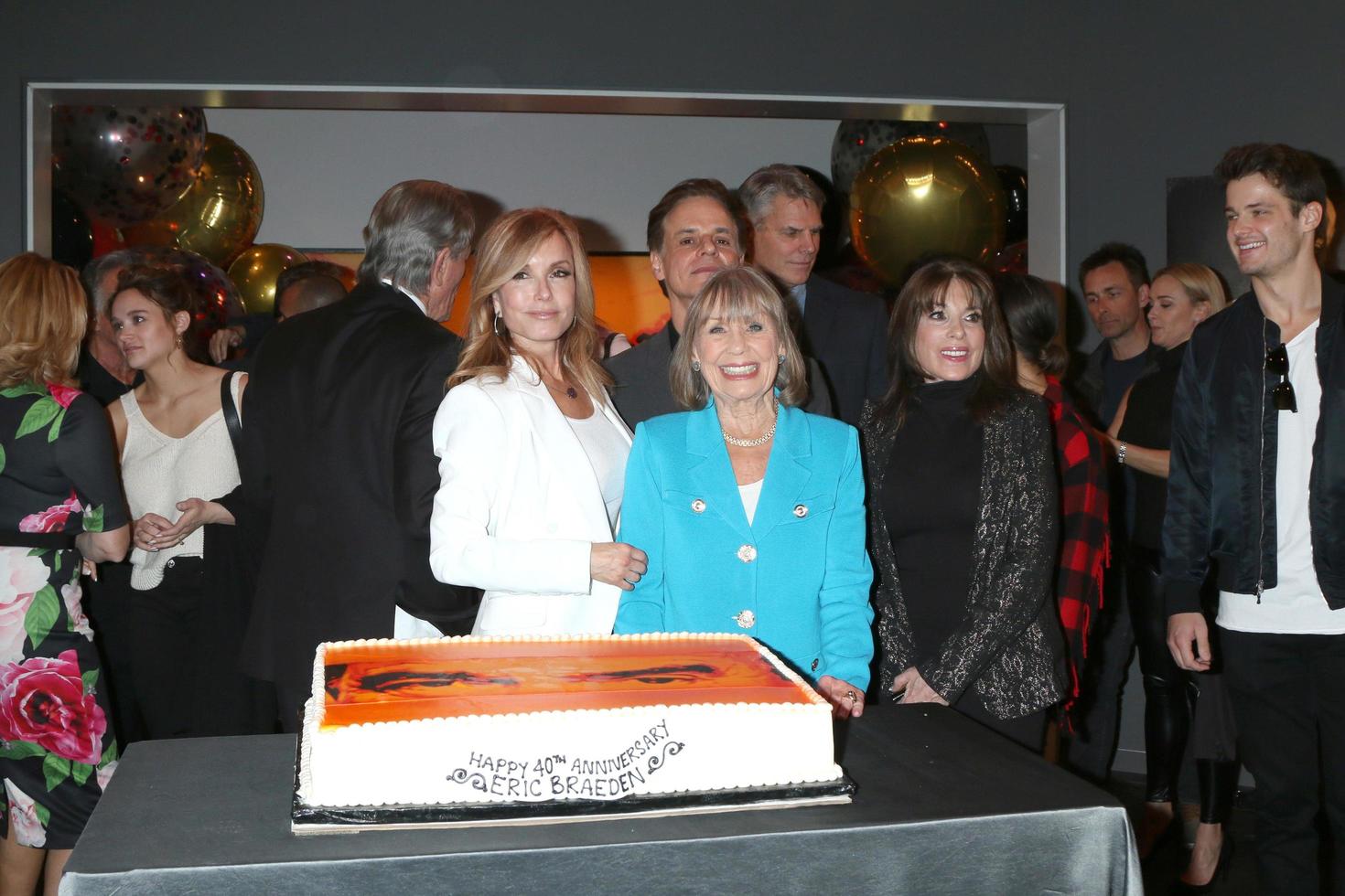 LOS ANGELES  FEB 7 - Tracey Bregman, Marla Adams, Kate Linder at the Eric Braeden 40th Anniversary Celebration on The Young and The Restless at the Television City on February 7, 2020 in Los Angeles, CA photo