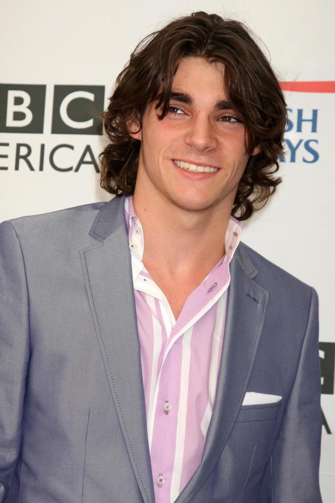 LOS ANGELES  AUG 27 - R.J. Mitte arrives at the 2010 BAFTA Emmy Tea at Century Plaza Hotel on August 27, 2010 in Century City, CA photo