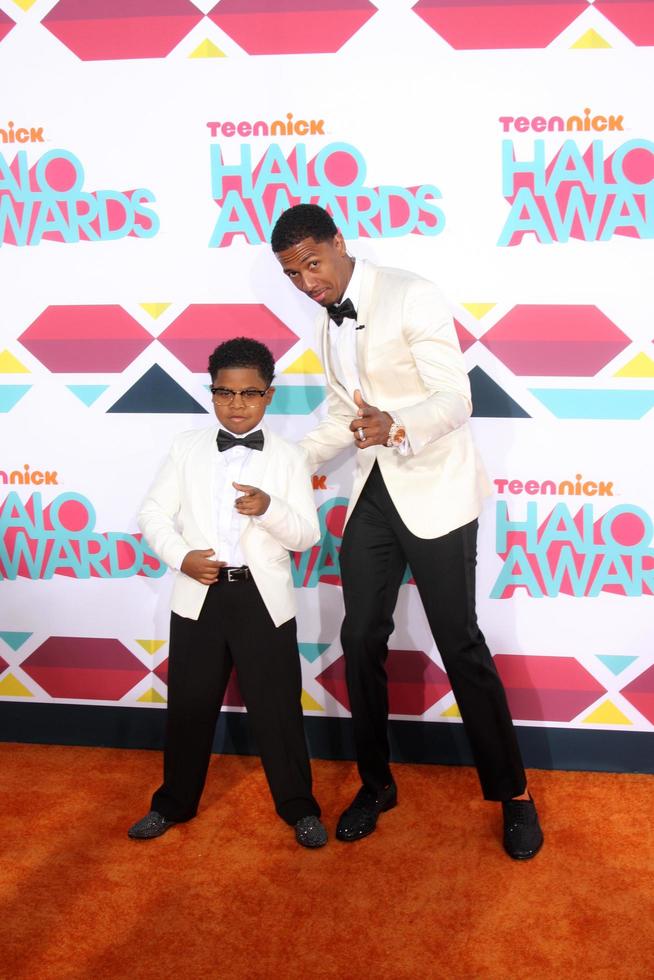 LOS ANGELES, NOV 17 - Benjamin Flores Jr., Nick Cannon at the TeenNick Halo Awards at Hollywood Palladium on November 17, 2013 in Los Angeles, CA photo