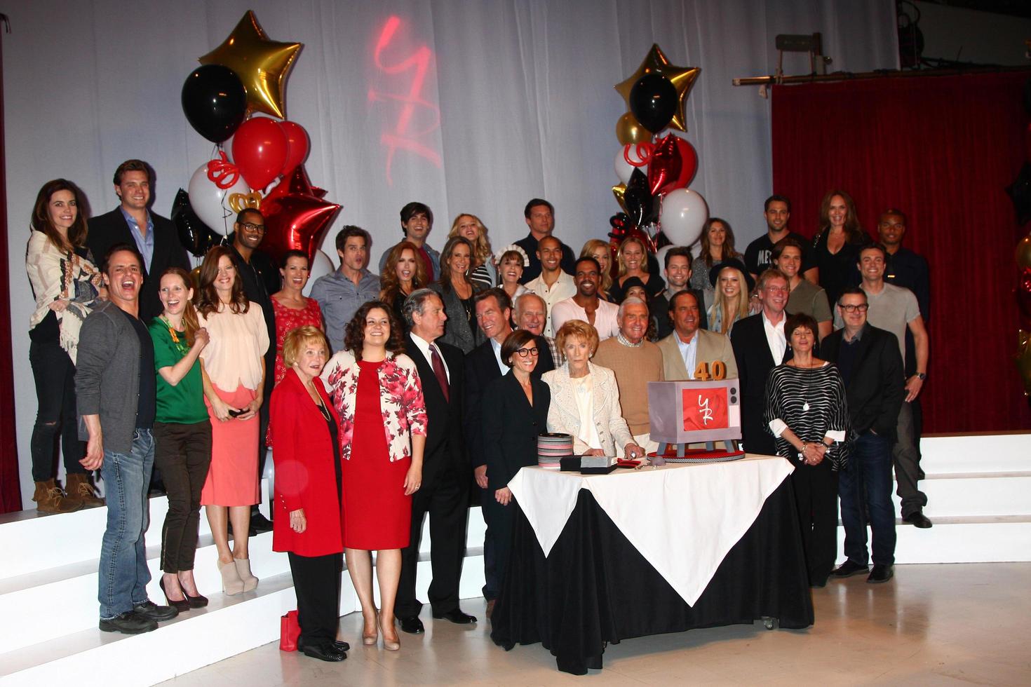 LOS ANGELES, MAR 26 - Cast and Executives of the Young and the Restless attends the 40th Anniversary of the Young and the Restless Celebration at the CBS Television City on March 26, 2013 in Los Angeles, CA photo