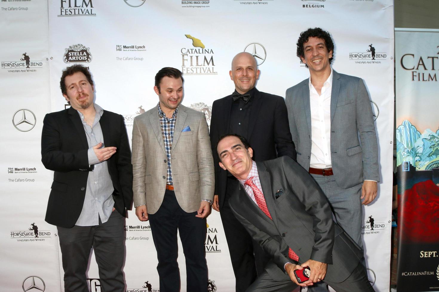 LOS ANGELES, SEP 30 - Anthony CiBlasi, Buz Wallick, Adam Barder, Mark Bemesderfer, Patrick Fischler at the Catalina Film Festival, Friday at the Casino on September 30, 2016 in Avalon, Catalina Island, CA photo