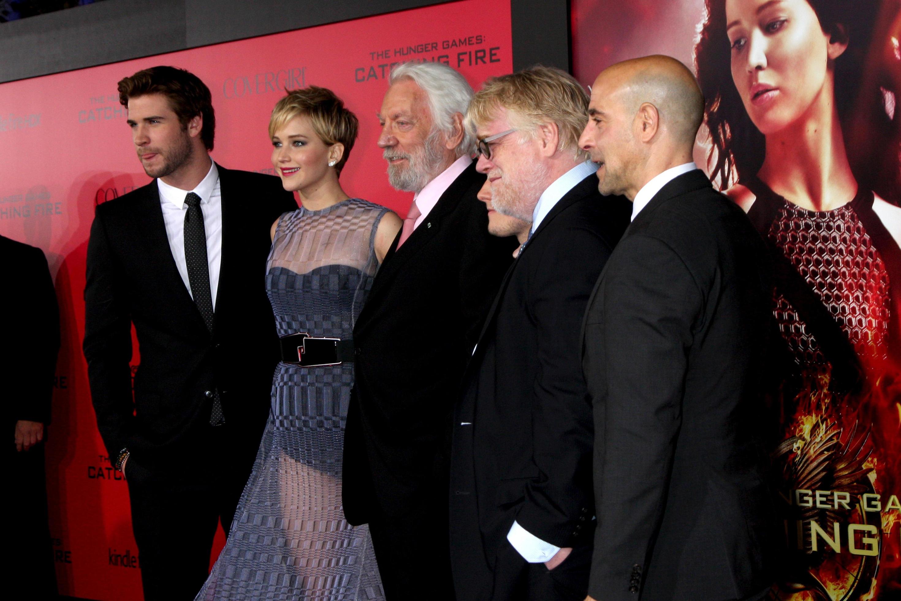 The World Of The Hunger Games, Jennifer Lawrence, Liam Hemsworth, Josh  Hutcherson