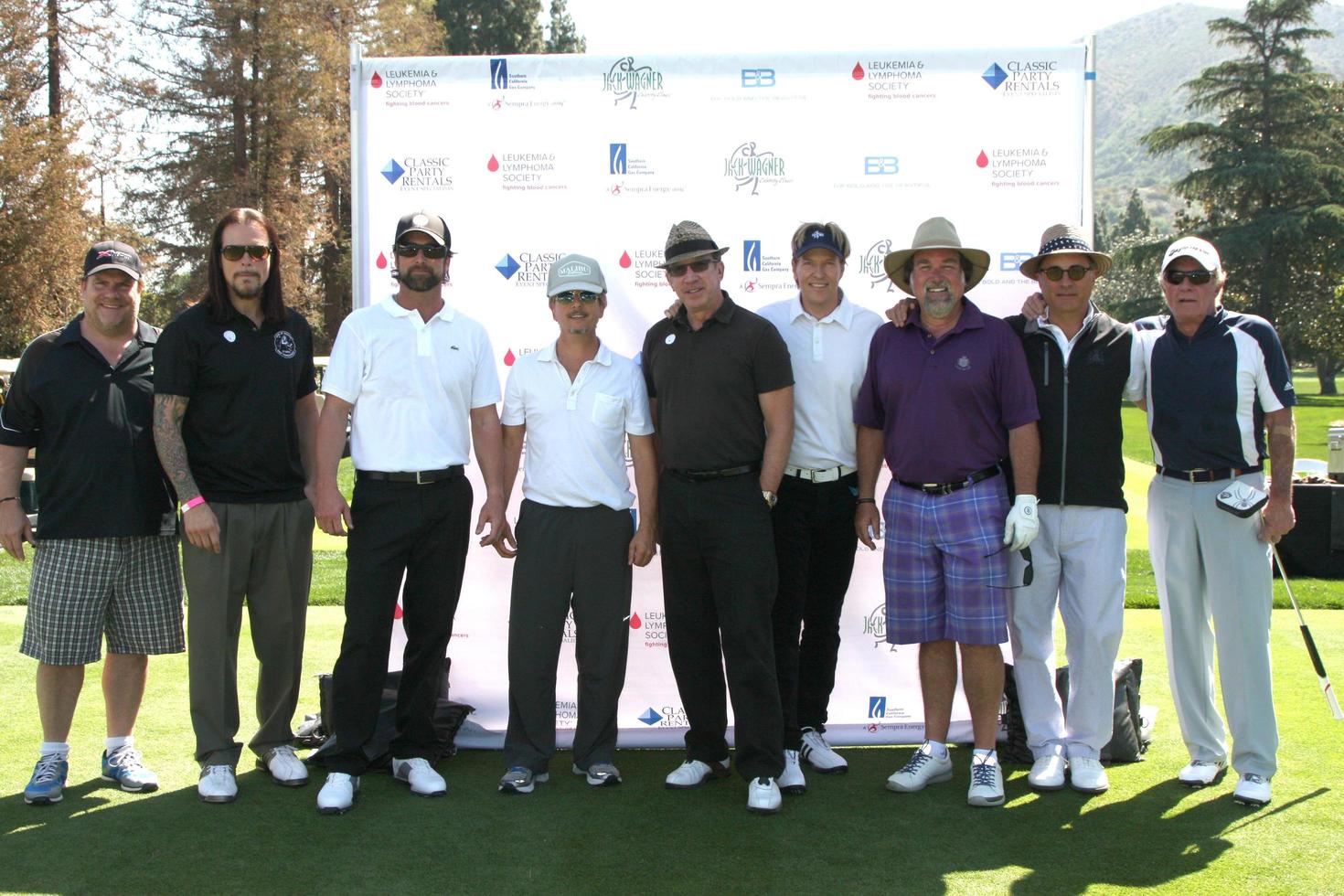 LOS ANGELES, APR 15 - Kevin Farley, Sean McNabb, Grant Reynolds, David Spade, Tim Allen, Jack Wagner, Richard Karn, Andy Garica, James Caan at the NBCs The Voice Season 6 Top 12 Red Carpet Event at Universal City Walk on April 15, 2014 in Los Angeles, CA photo