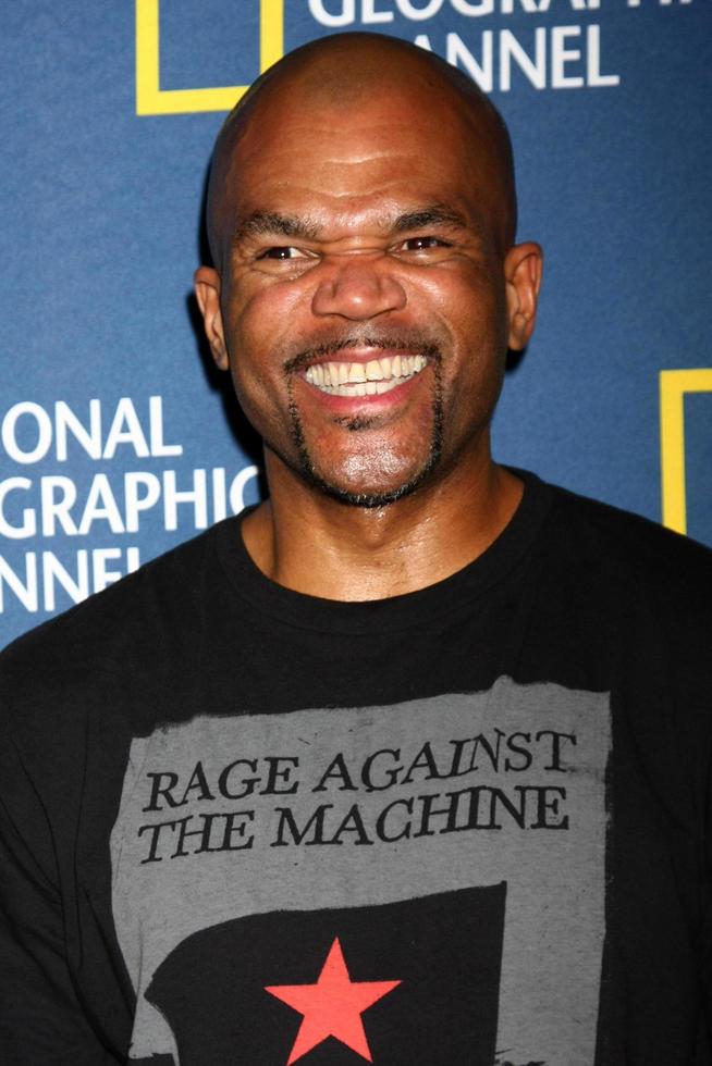LOS ANGELES, JAN 3 - Darryl McDaniels, aka DMC arrives at the National Geographic Channels 2013 Winter TCA Cocktail Party. at Langham Huntington Hotel on January 3, 2013 in Pasadena, CA photo