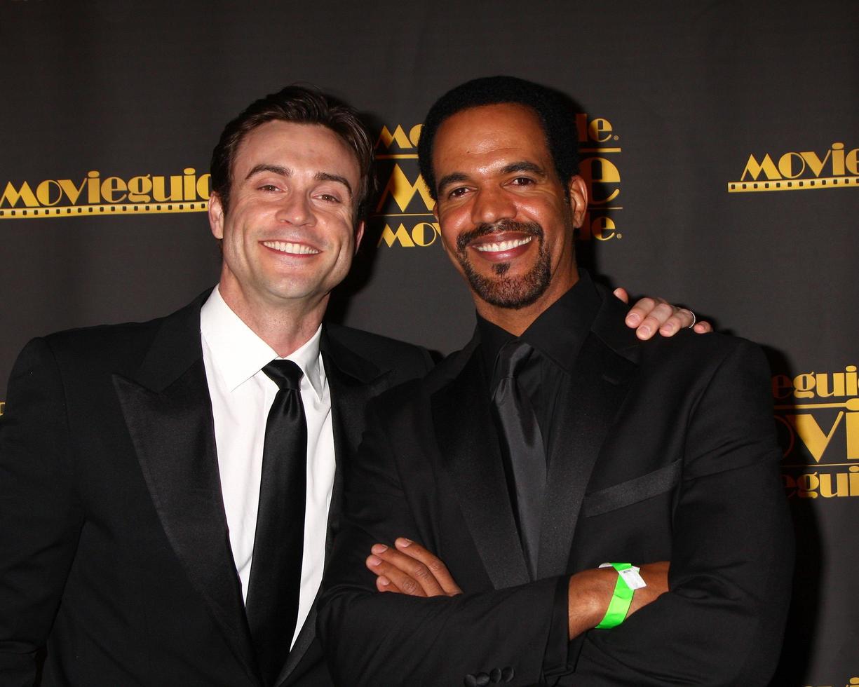 LOS ANGELES, FEB 15 - Daniel Goddard, Kristoff St. John arrives at the 2013 MovieGuide Awards at the Universal Hilton Hotel on February 15, 2013 in Los Angeles, CA photo