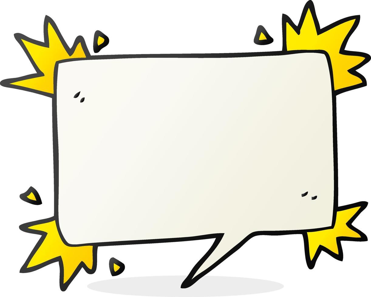 cartoon speech bubble symbol vector