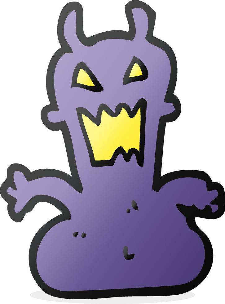 cartoon little alien vector