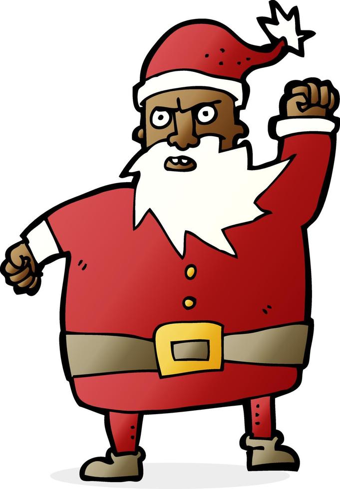 cartoon santa claus vector