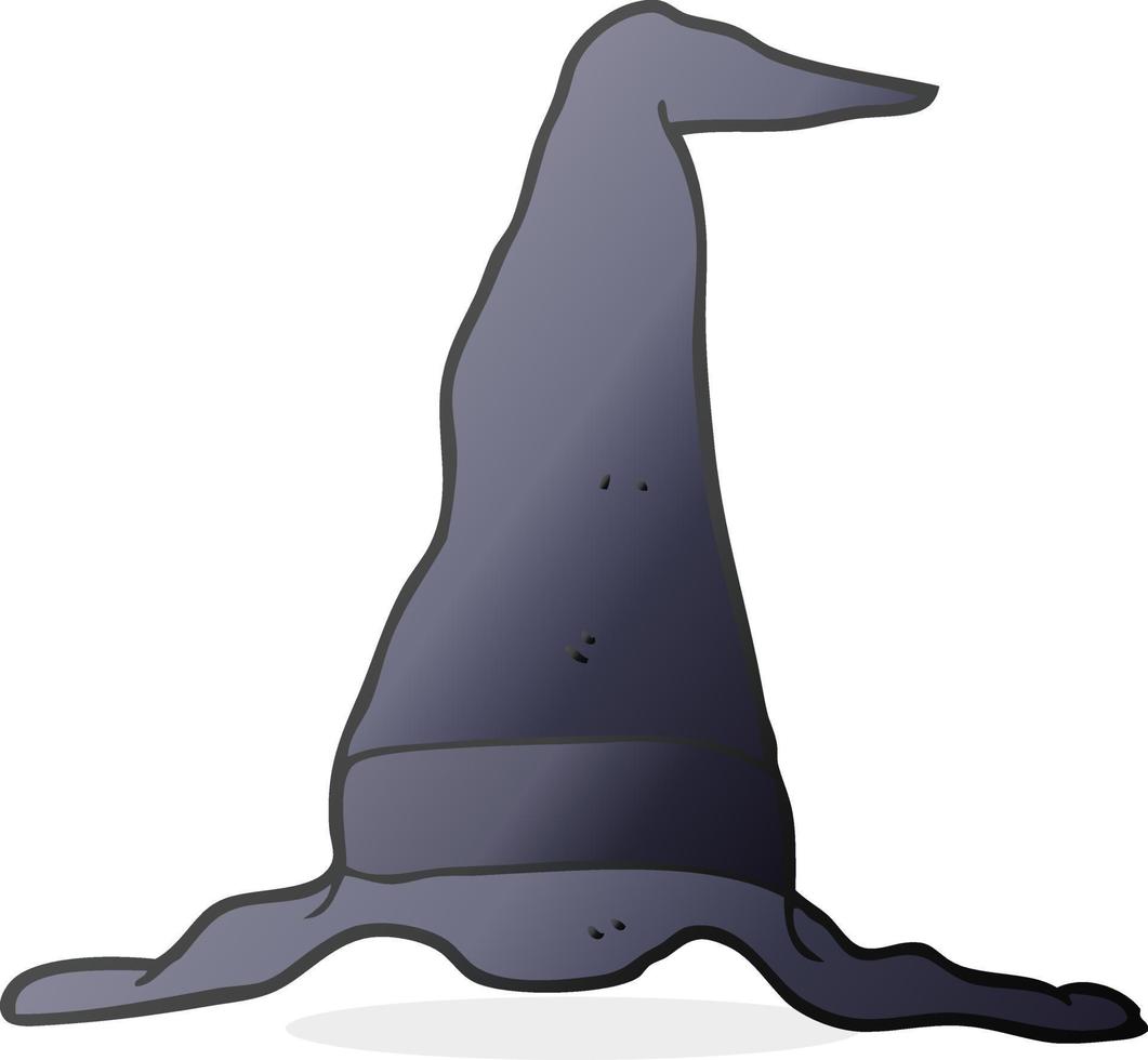 cartoon witch's hat vector