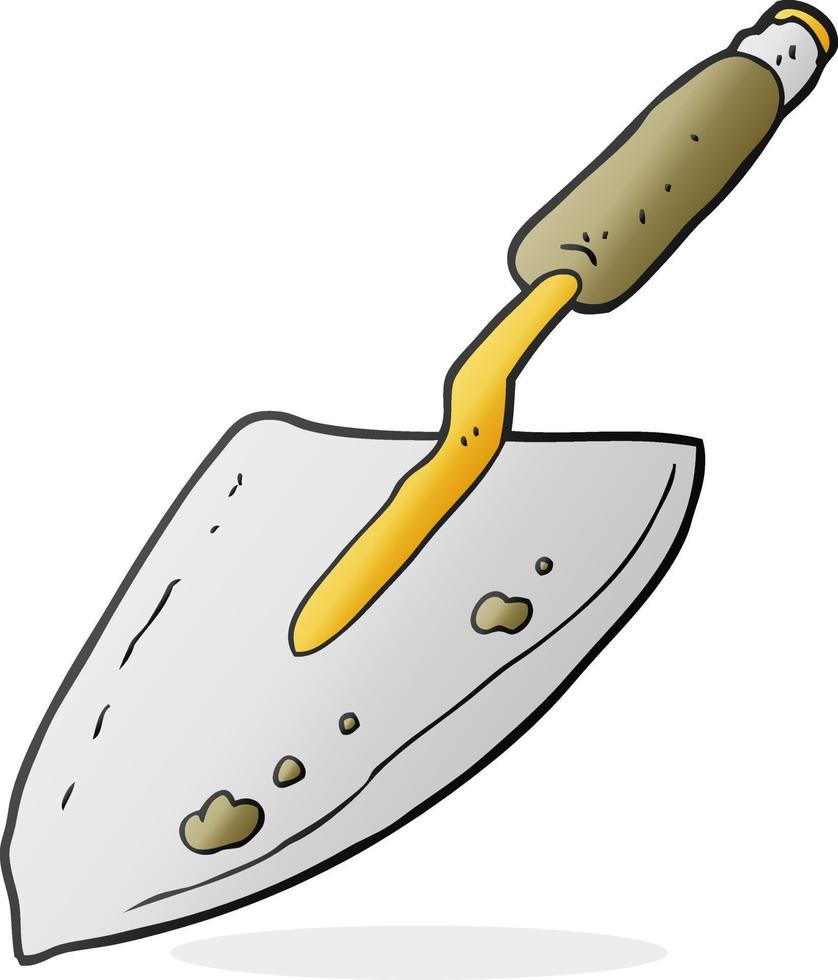 cartoon garden trowel vector