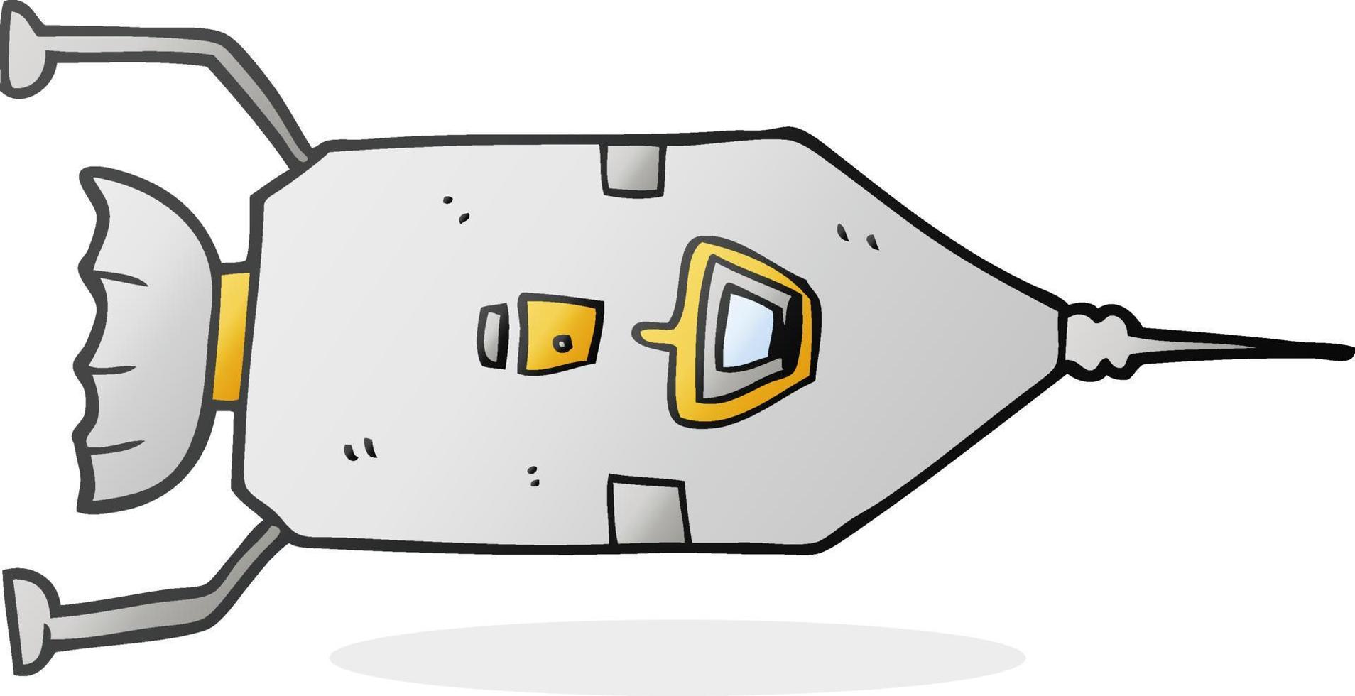 cartoon landing craft vector