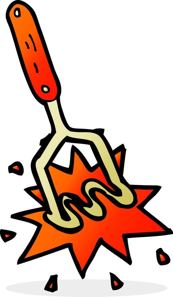 cartoon potato masher vector