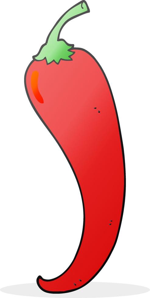 cartoon chilli pepper vector