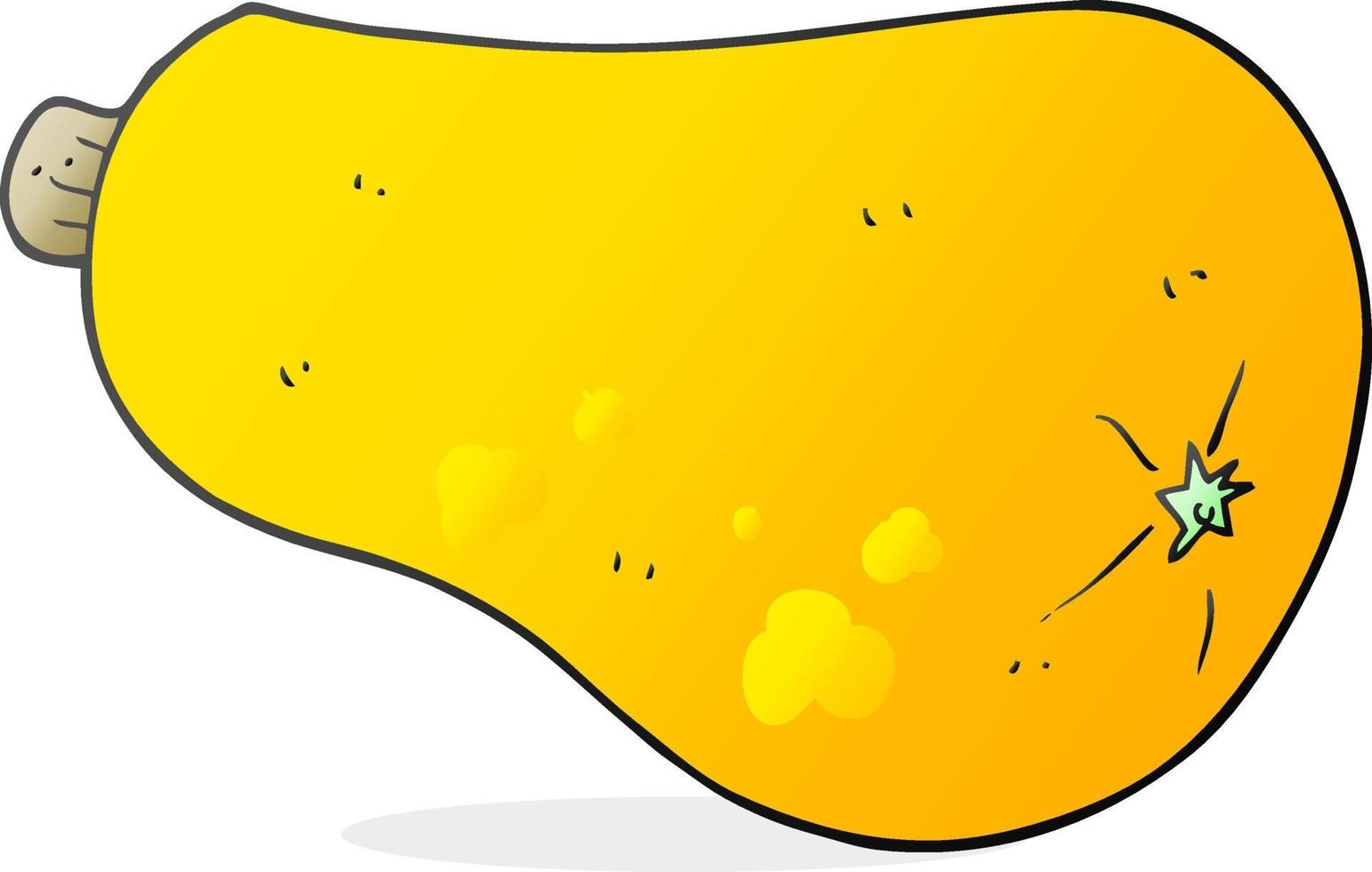 cartoon butternut squash vector