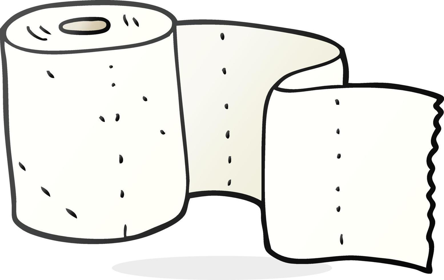 cartoon toilet roll vector