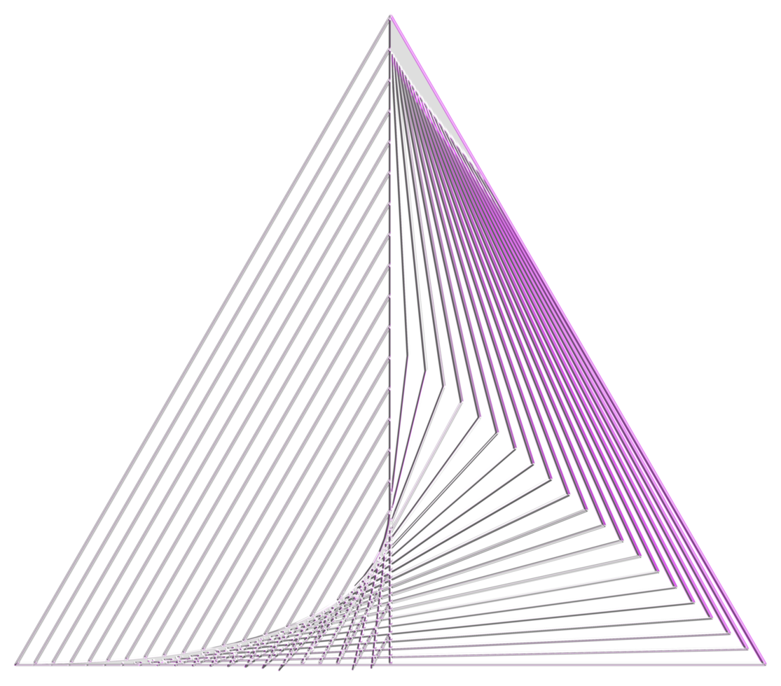 abstrakt 3d tolkning, vågig form, förvrängd sfär.3d tolkning. annorlunda regnbågsskimrande geometrisk former uppsättning. modern minimal metall objekt. trogen klämma konst png