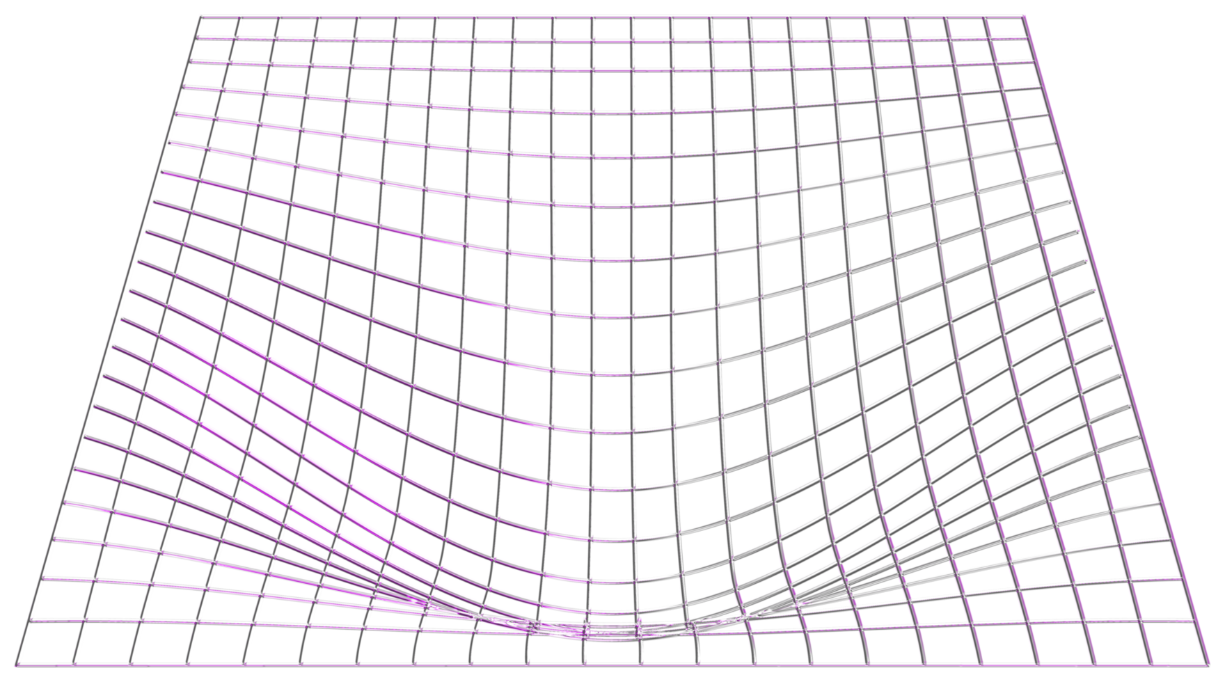 abstrakt 3d tolkning, vågig form, förvrängd sfär.3d tolkning. annorlunda regnbågsskimrande geometrisk former uppsättning. modern minimal metall objekt. trogen klämma konst png