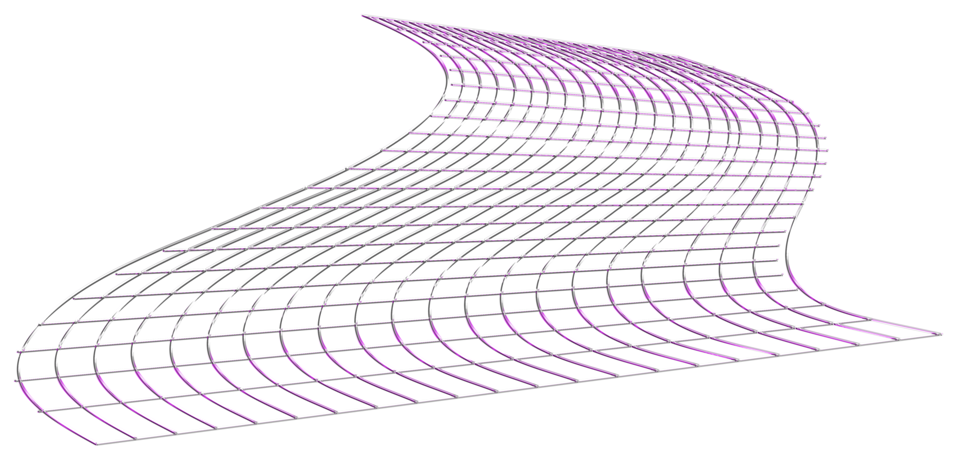 abstrakt 3d tolkning, vågig form, förvrängd sfär.3d tolkning. annorlunda regnbågsskimrande geometrisk former uppsättning. modern minimal metall objekt. trogen klämma konst png