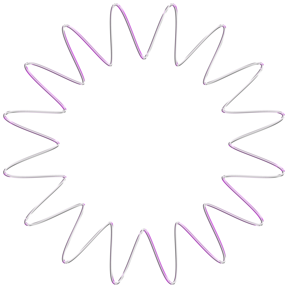 abstrakt 3d tolkning, vågig form, förvrängd sfär.3d tolkning. annorlunda regnbågsskimrande geometrisk former uppsättning. modern minimal metall objekt. trogen klämma konst png