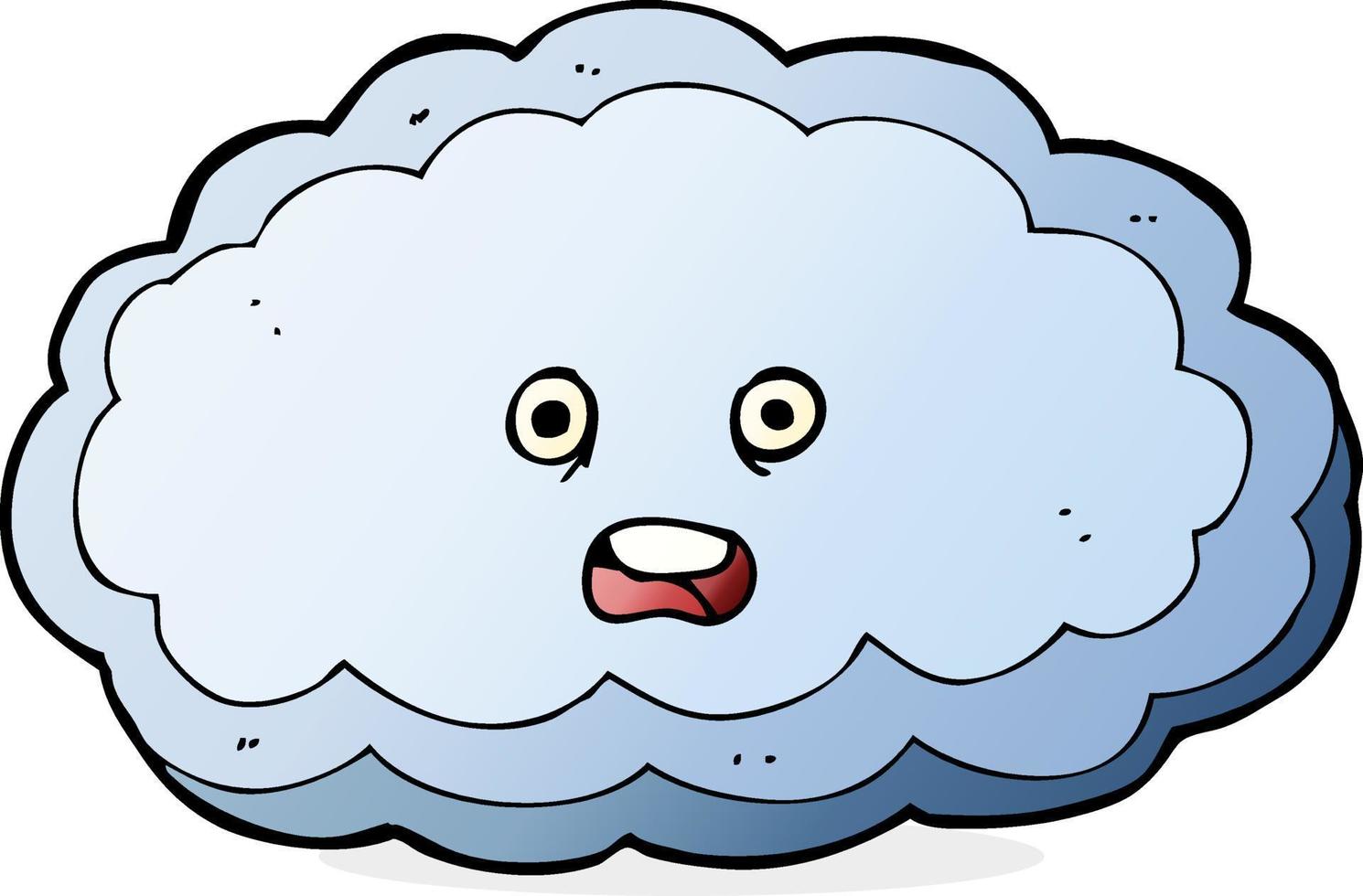 cartoon decorative cloud vector