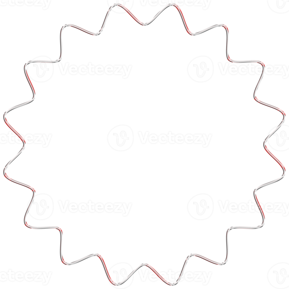 meetkundig vorm met chroom effect. minimaal ster vormen. reeks van etnisch ster, kader, rooster ,cirkel, circulaire, vorm met glimmend zilver ijzer chroom effect. realistisch 3d geven png