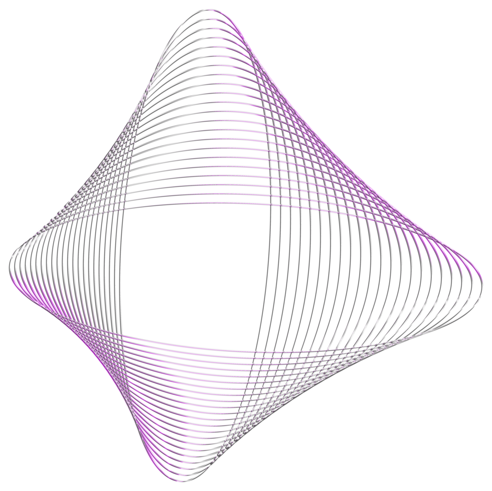 Renderizado 3d abstracto forma ondulada esfera distorsionada