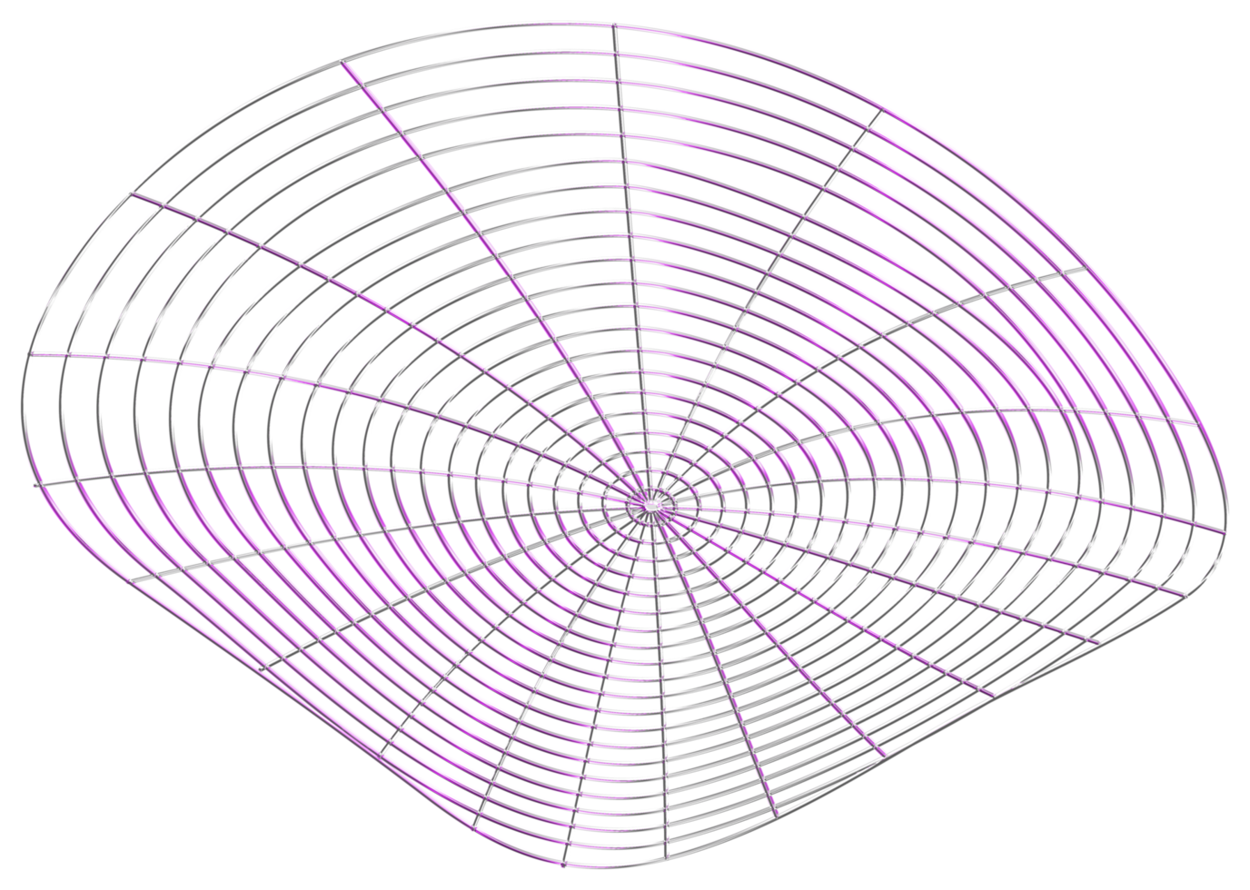 rendu 3d abstrait, forme ondulée, rendu sphere.3d déformé. ensemble de différentes formes géométriques irisées. objets métalliques minimalistes modernes. clipart futuriste png