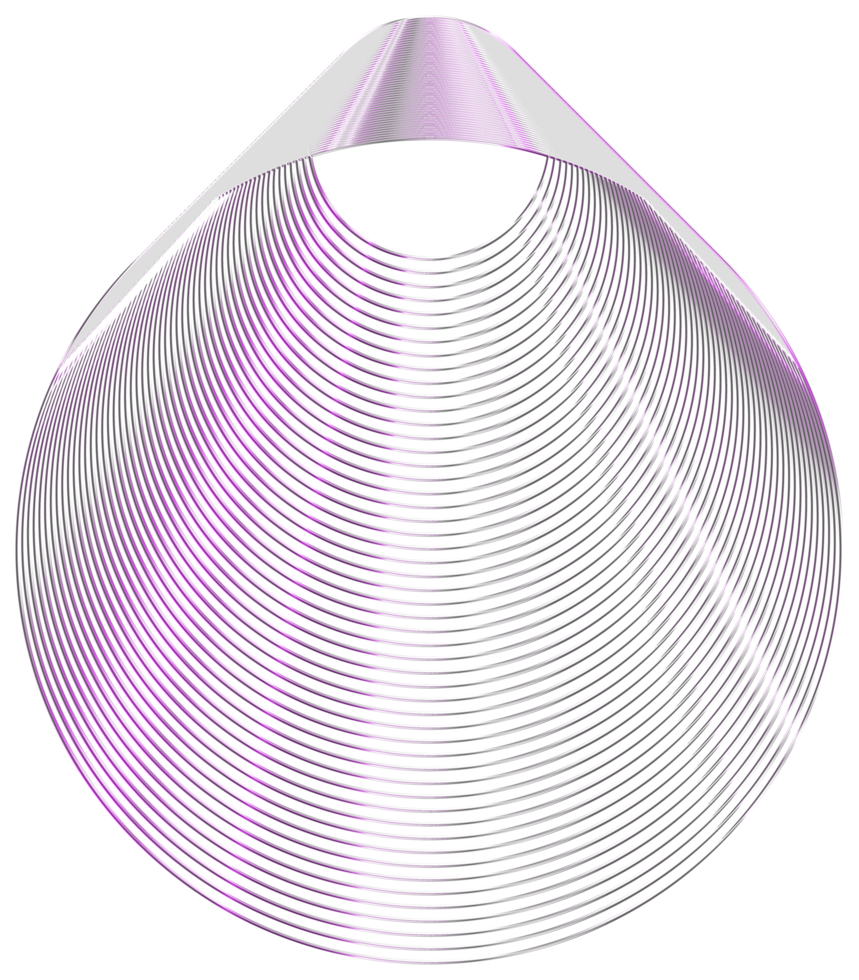 Abstract 3d rendering, wavy shape, distorted sphere.3d rendering. Different iridescent geometric shapes set. Modern minimal metal objects. Futuristic clip art png