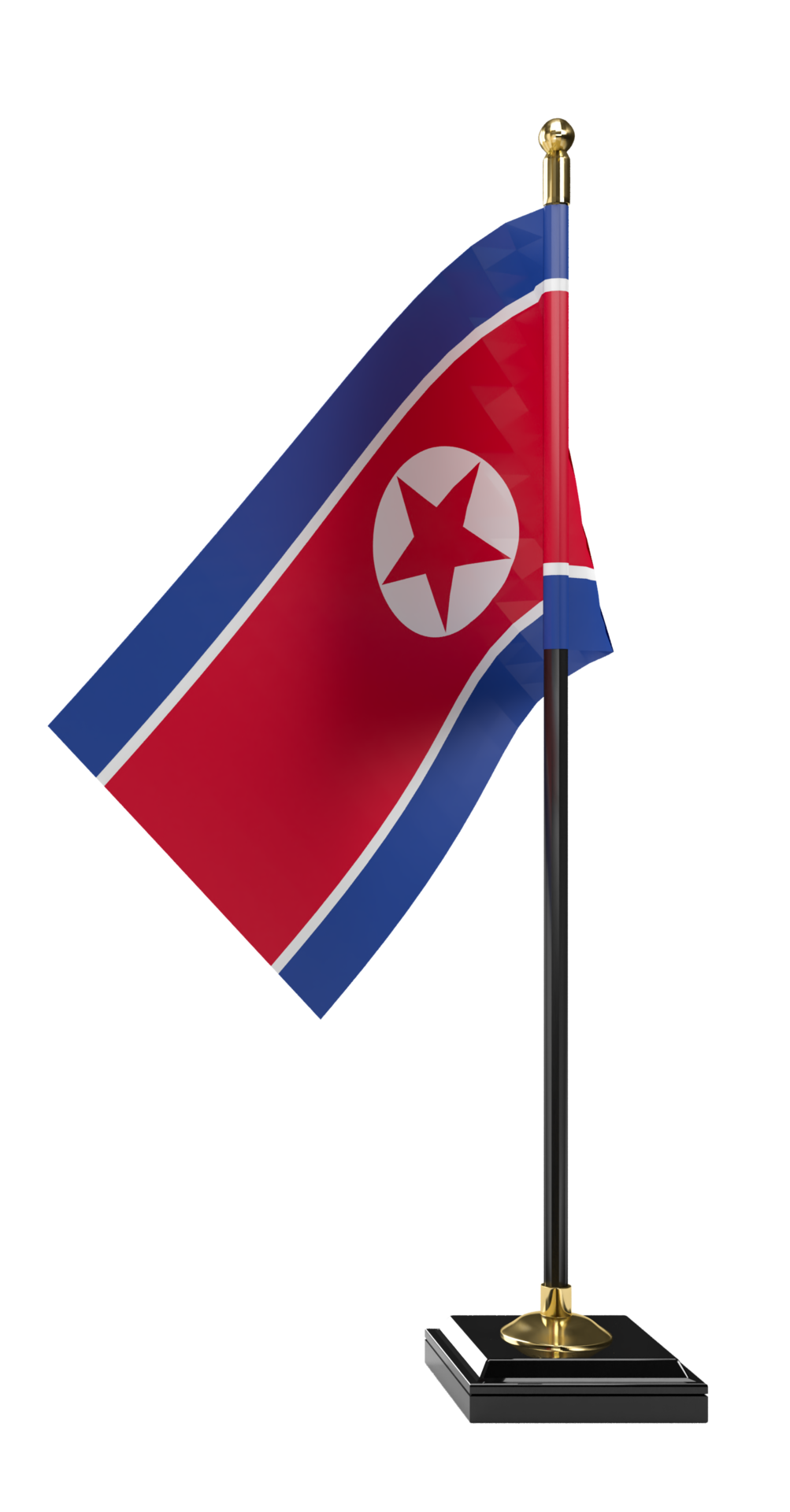 south-korea-and-north-korea-flag-3d-rendering-12298874-png