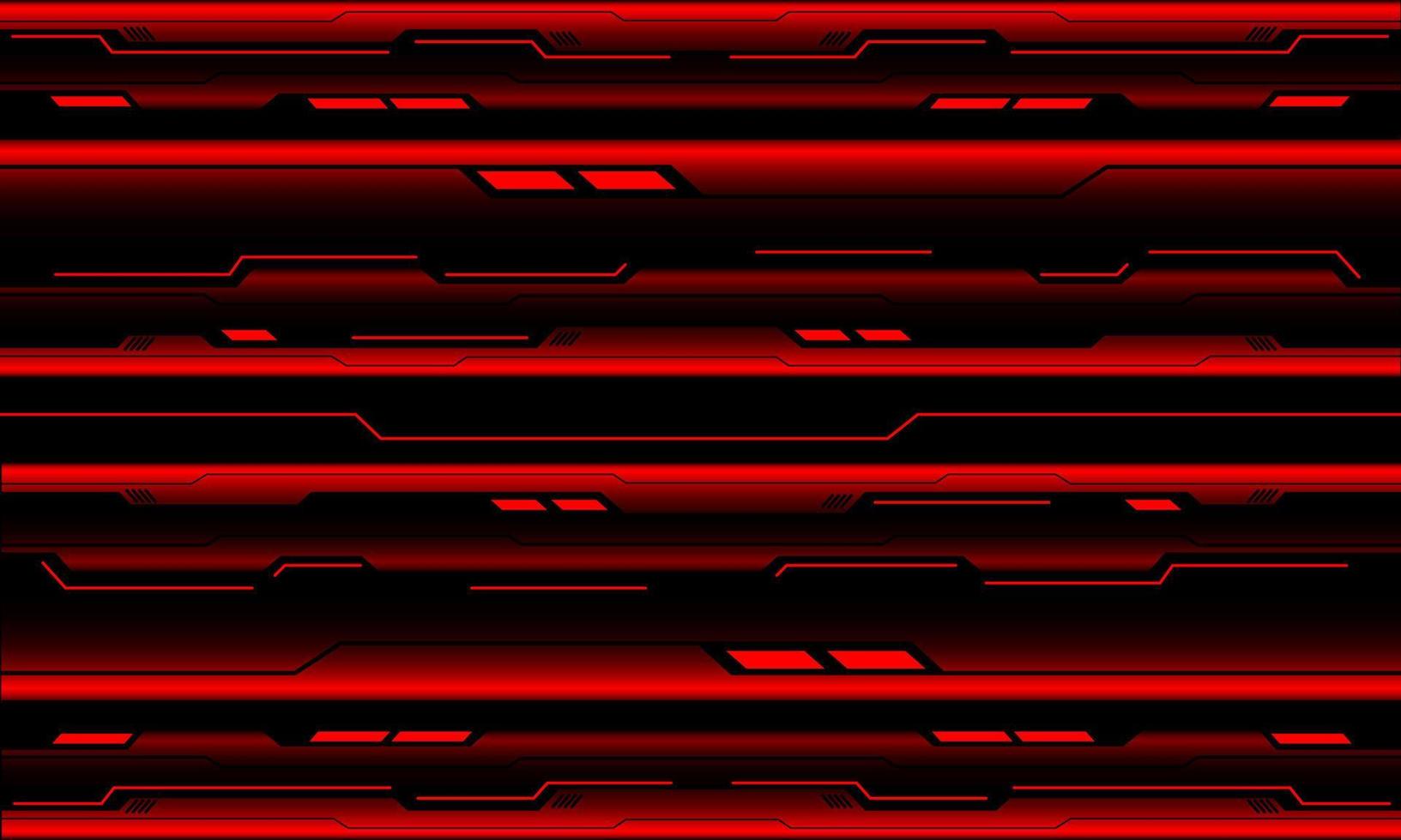 Abstract vector technology futuristic red light cyber black geometric design seamless pattern background