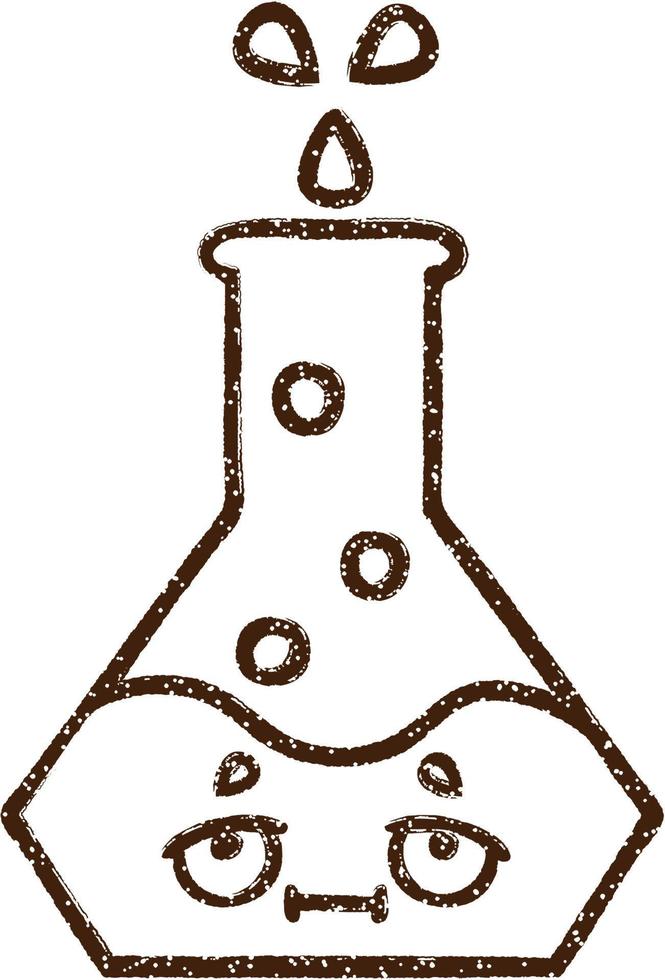 Science Experiment Charcoal Drawing 12299412 Vector Art at Vecteezy