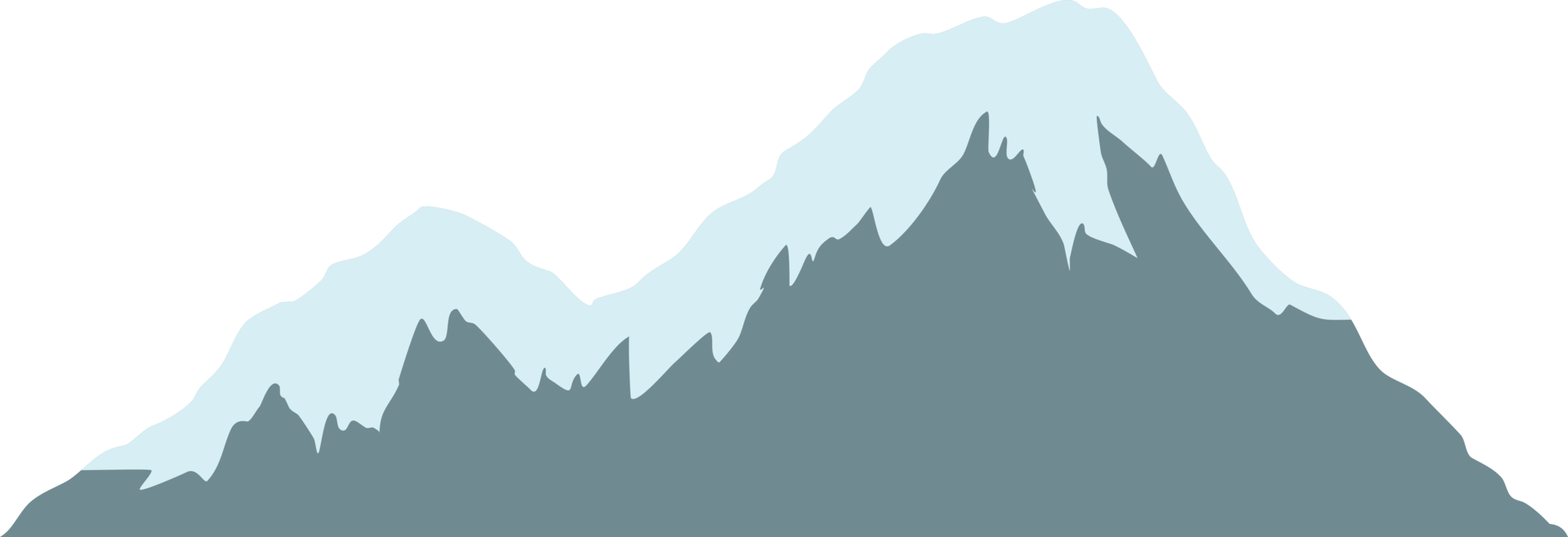 montanha de neve png