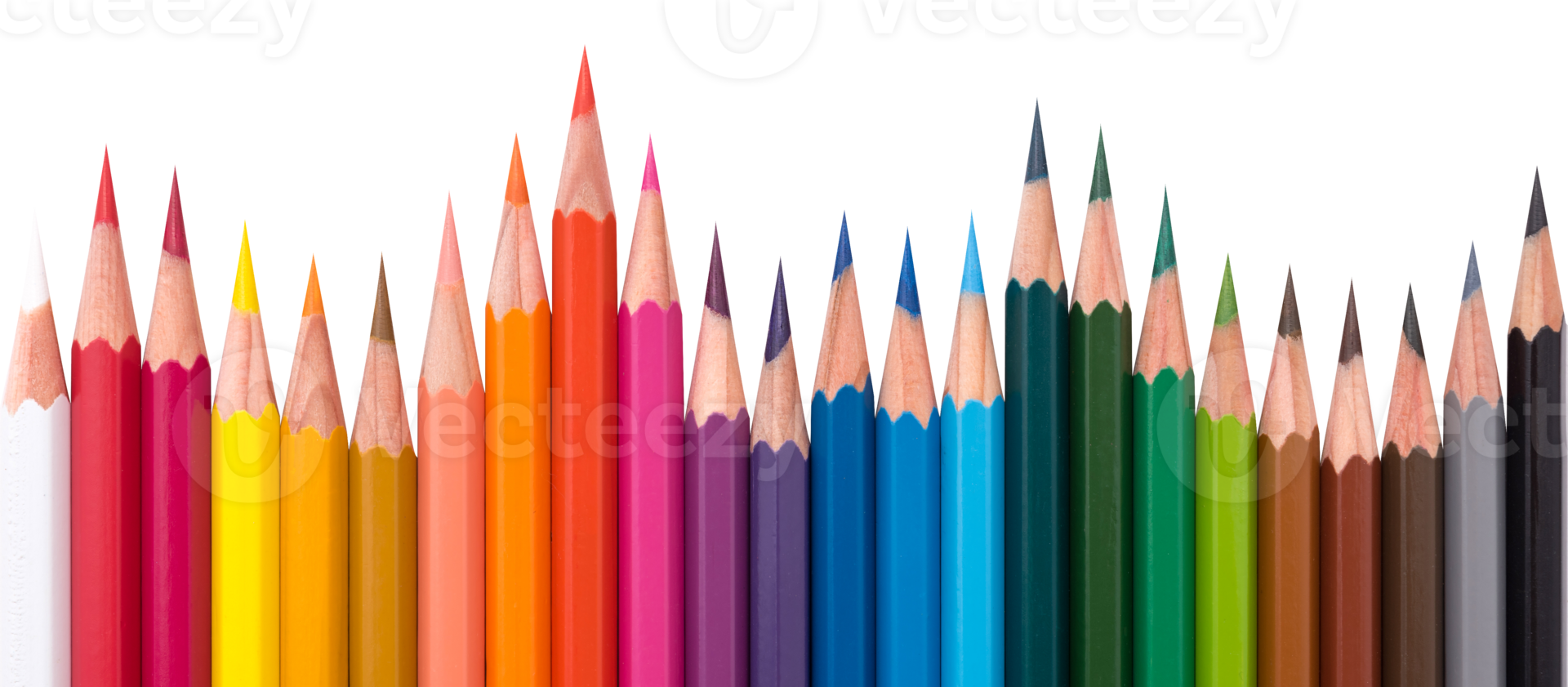 Colored pencils isolated png