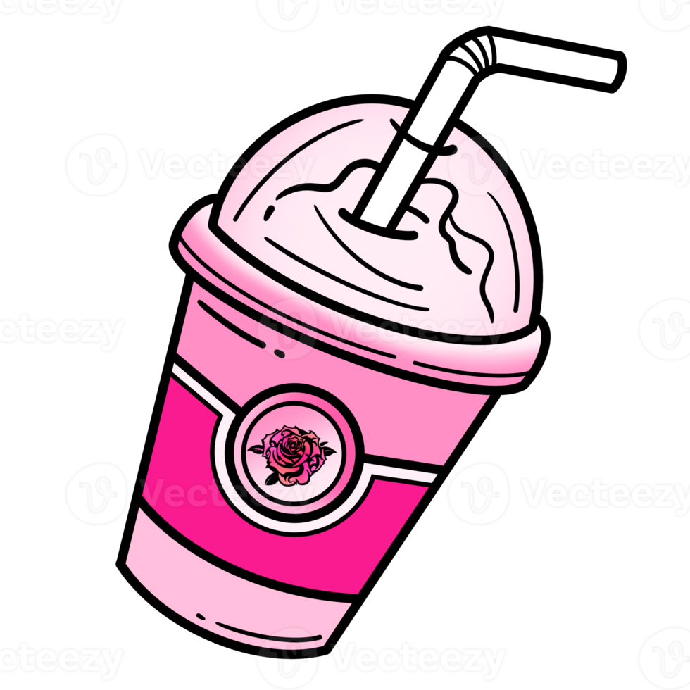 The Strawberry Milkshake png