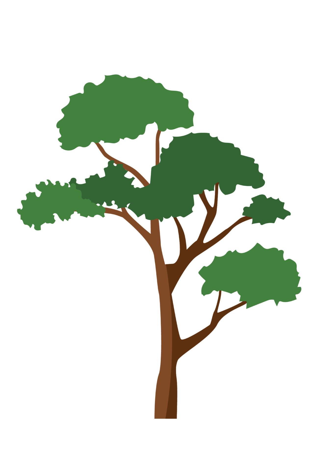 simple flat tree icon 12300201 PNG