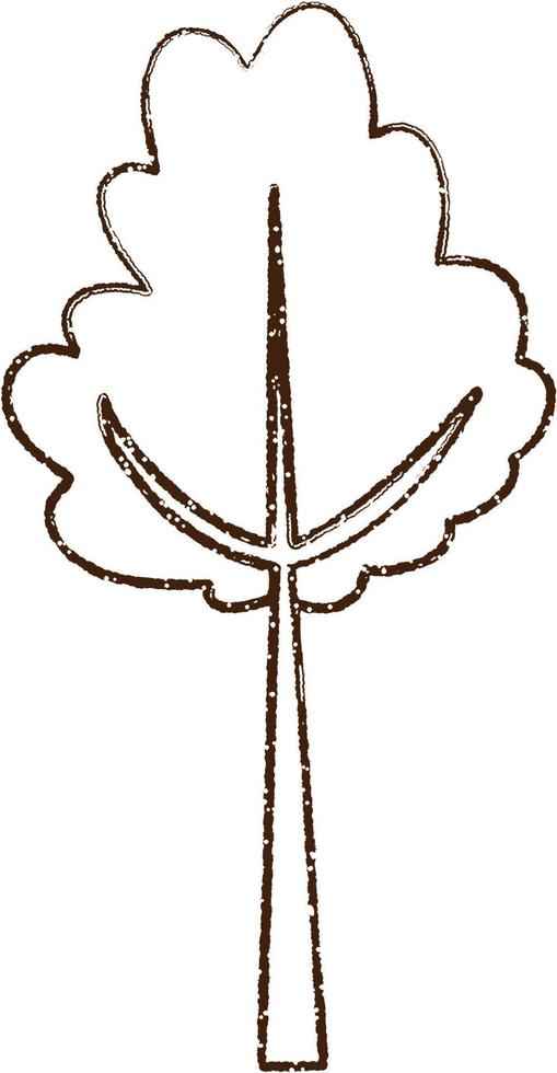 Tree Charcoal Drawing vector