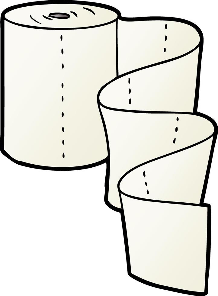 cartoon kitchen roll vector