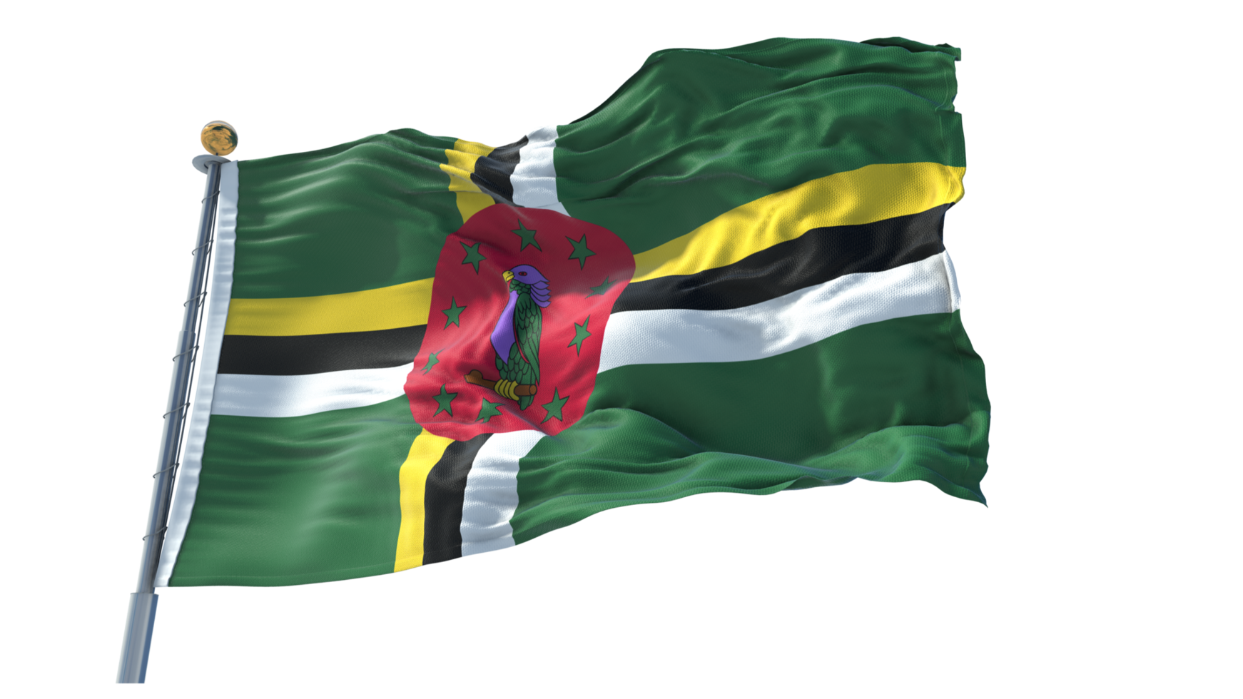 Dominica Flag PNG