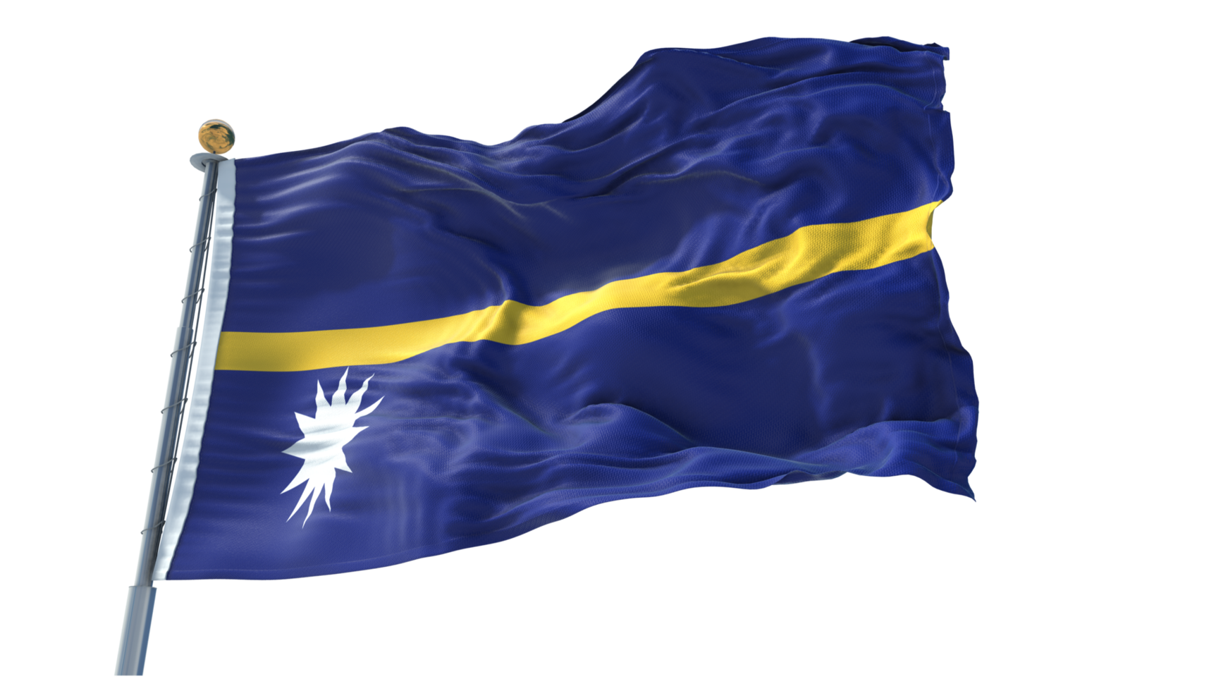 Nauru Flag PNG