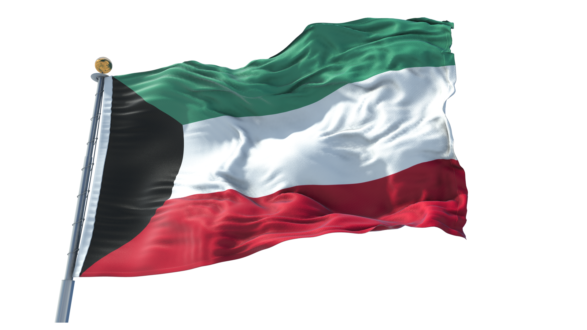 Kuwait Flag PNG Isolated Photo | PNG Mart