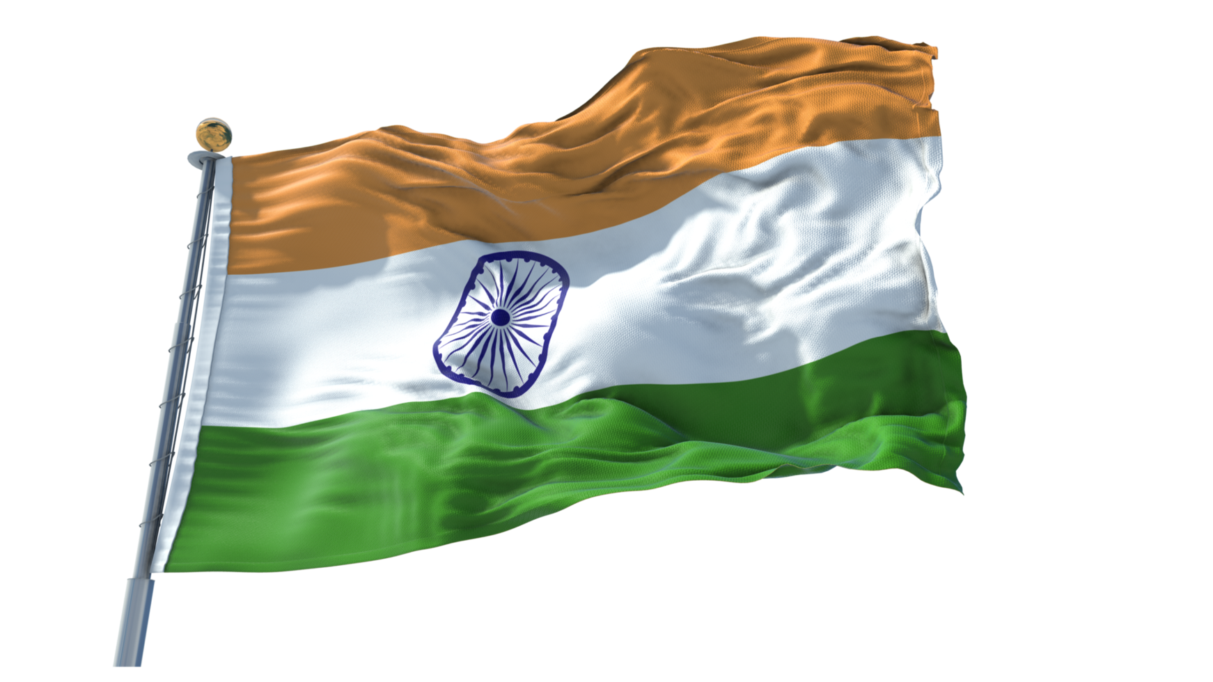 Indien flagga png