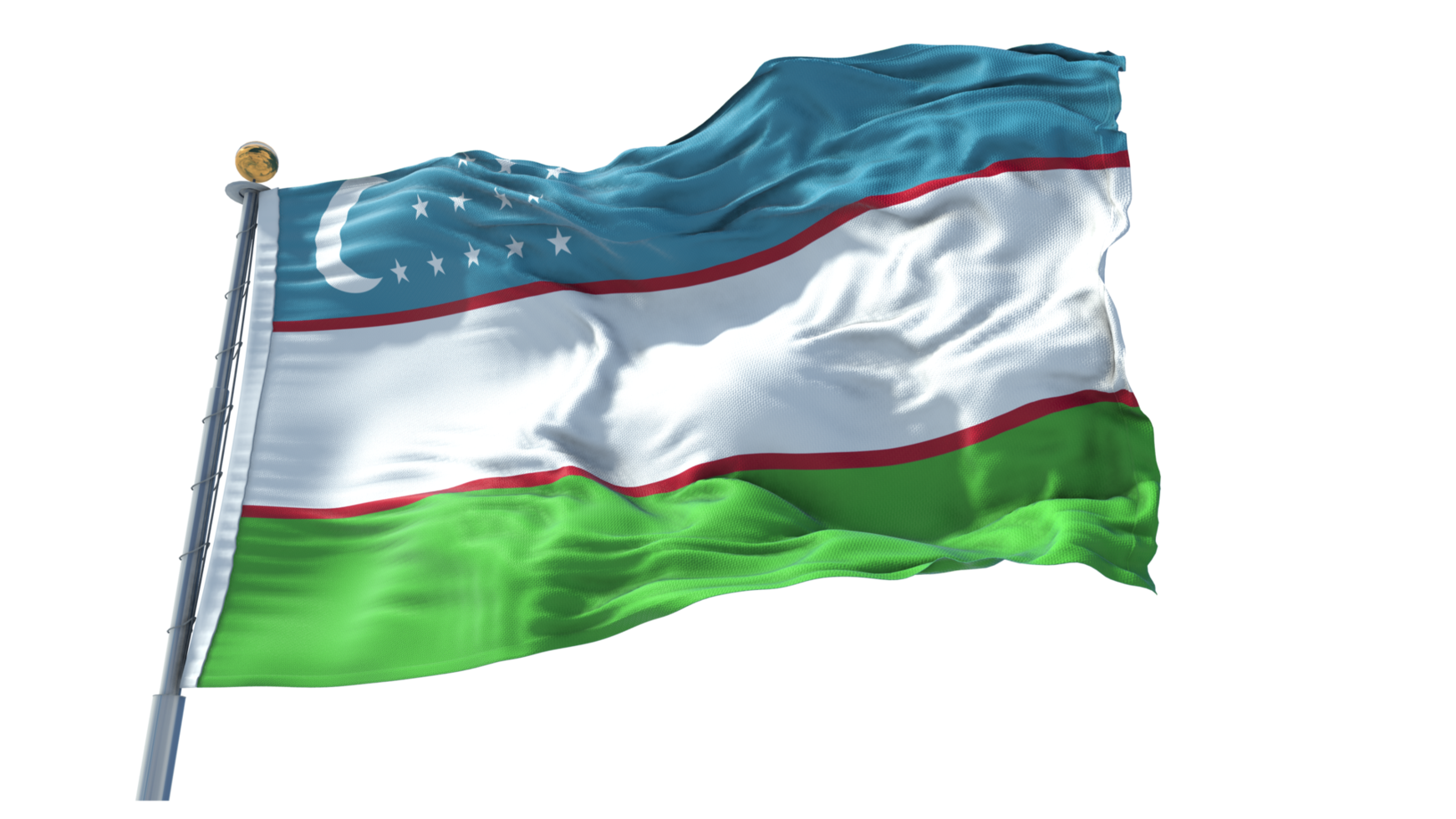 Usbekistan-Flagge png