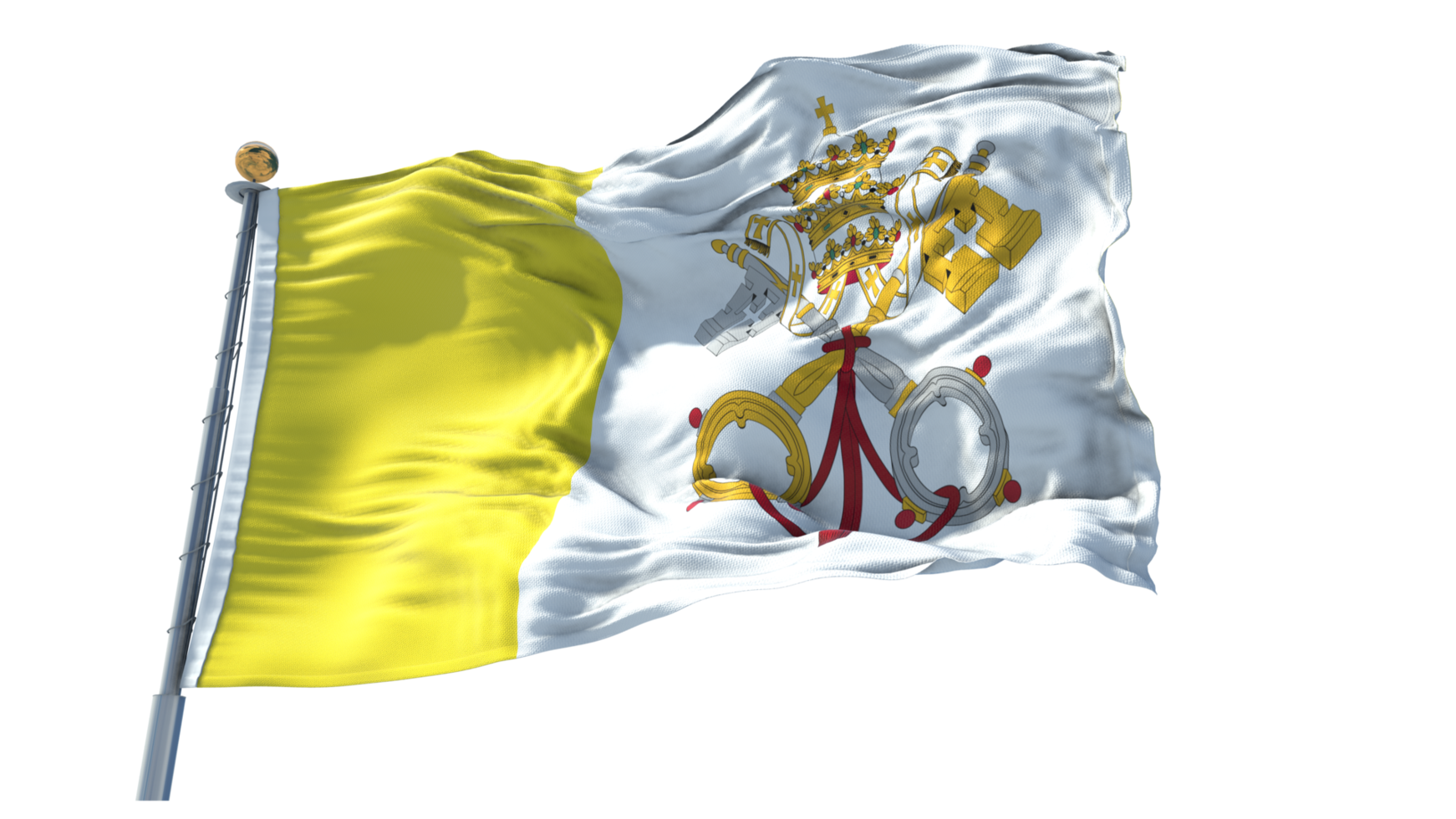 Vatican City Holy See Flag PNG 12300993 PNG