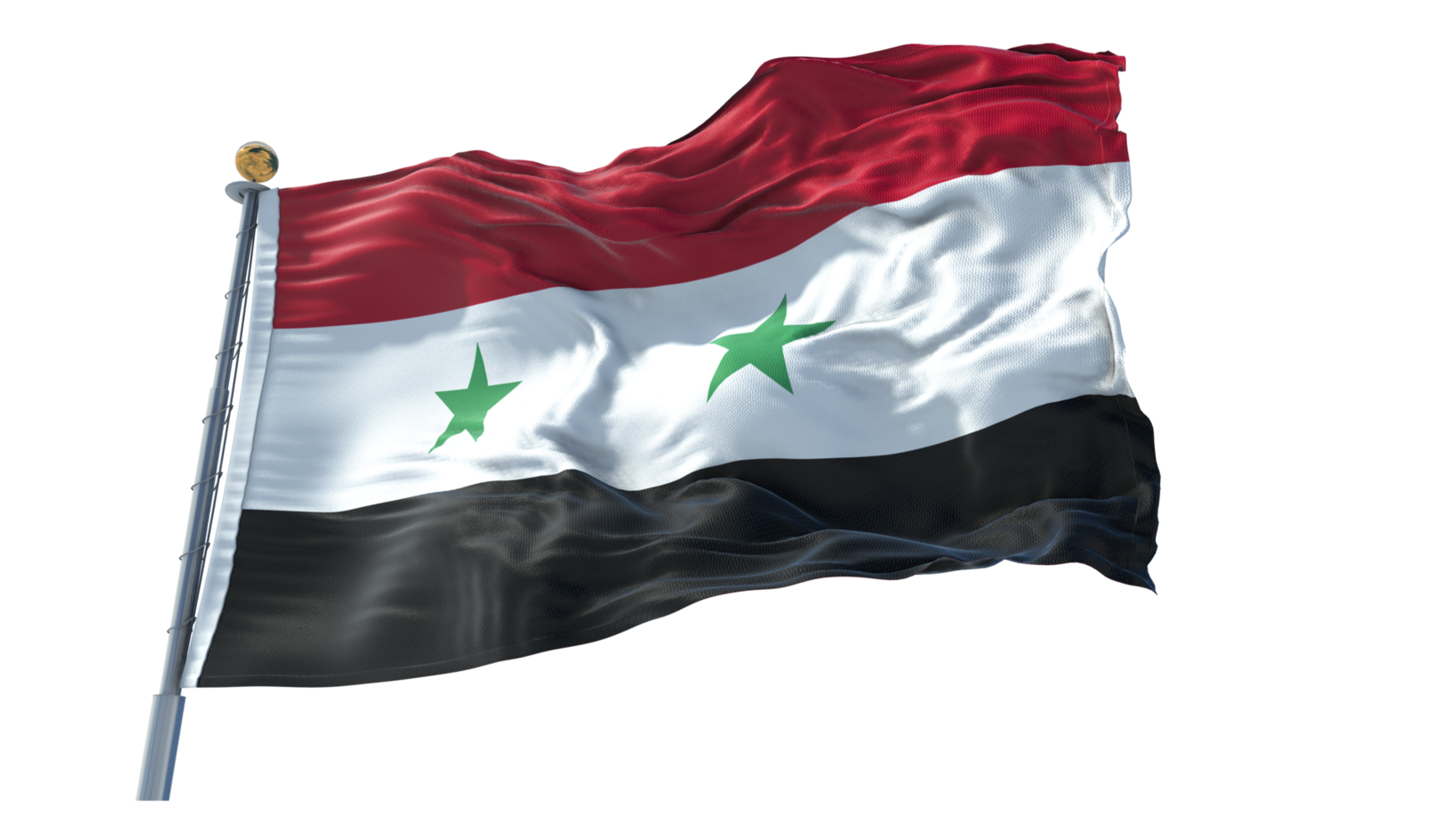 Syrië vlag PNG