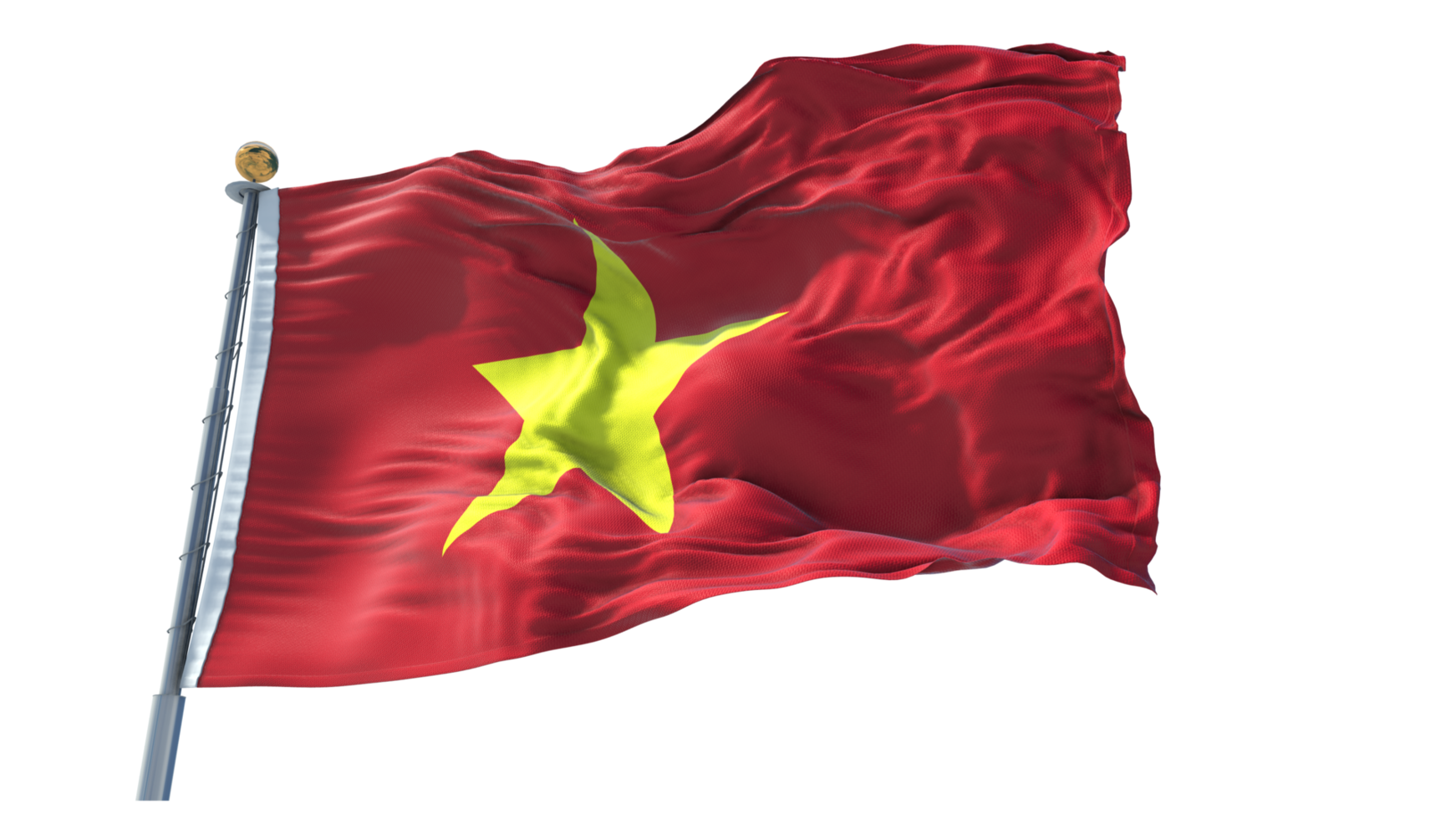 Vietnam vlag PNG