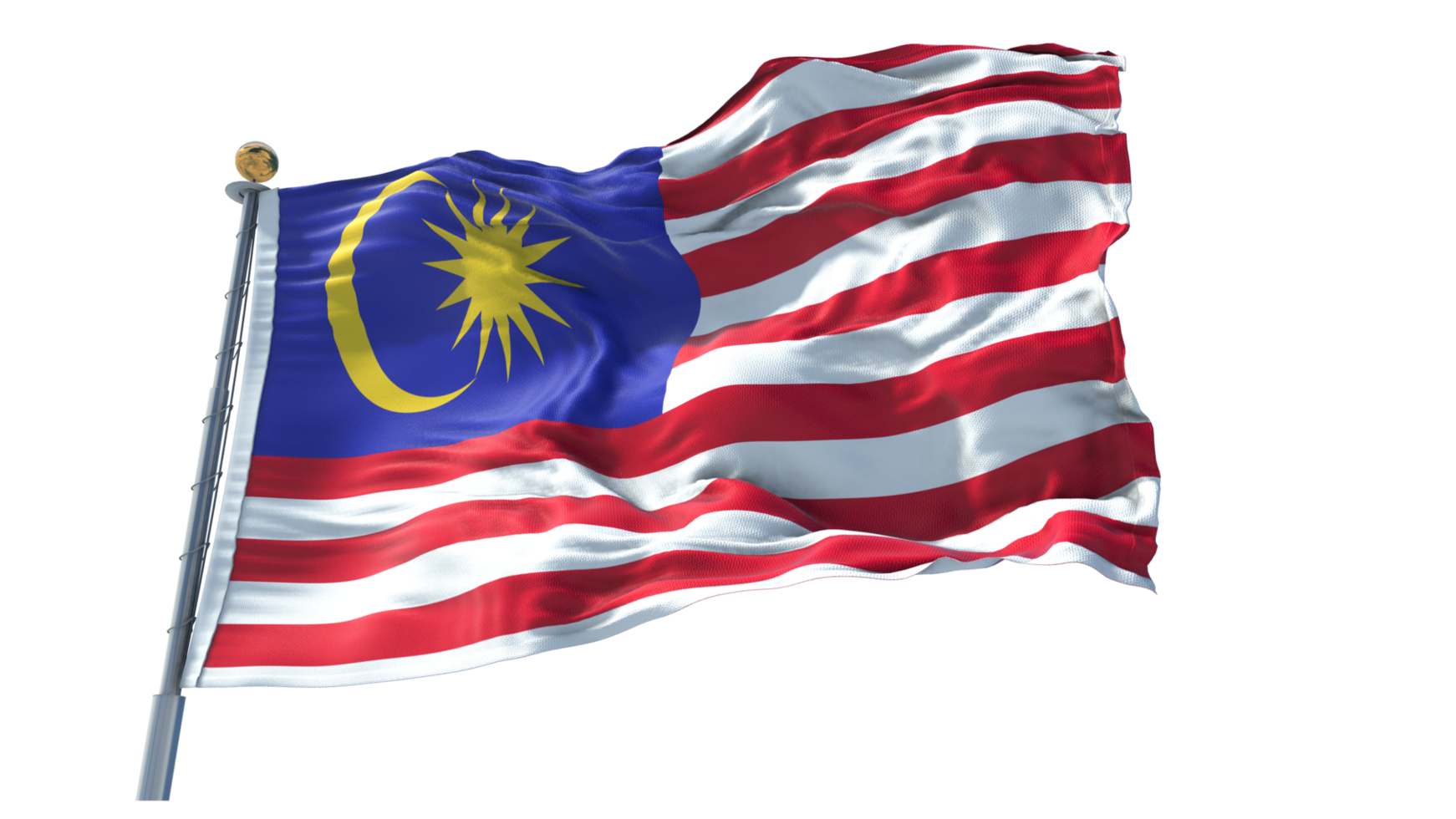 Maleisië vlag PNG