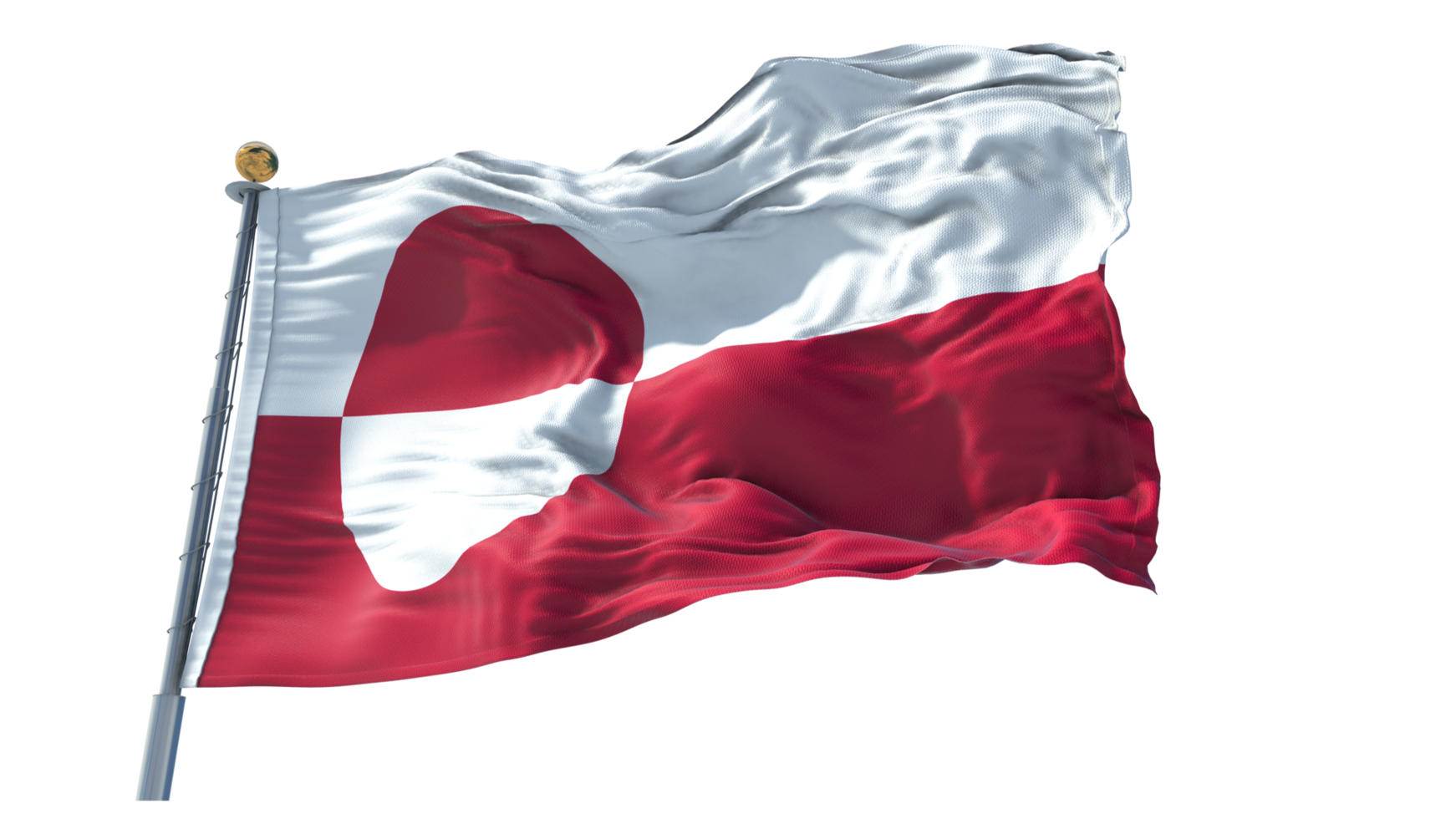 Grönland flagga png