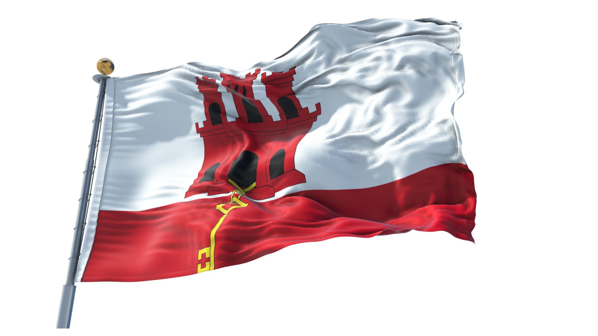 bandeira de gibraltar png 12301144 PNG